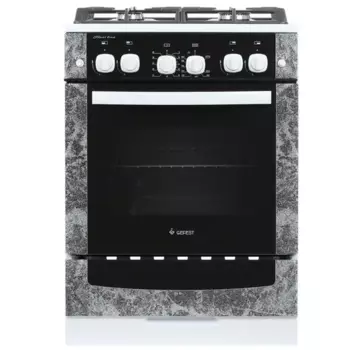 Плита газовая Gefest 6500-02 0113, белый/черный (6500-02 0113)