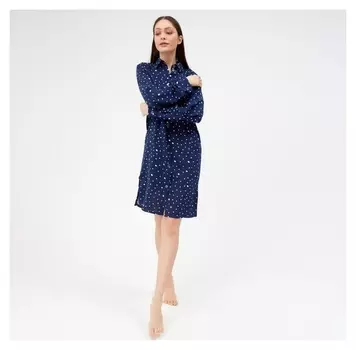 Рубашка (Сорочка) женские Kaftan "Горошек", син, р. 48-50