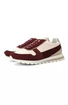 Кожаные кроссовки Brunello Cucinelli
