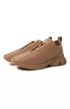 Кожаные кроссовки Burberry