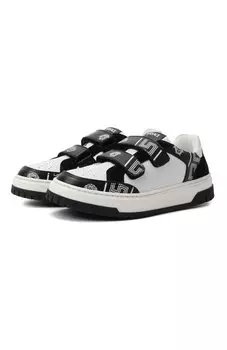 Кожаные кеды Versace