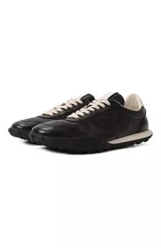 Кожаные кроссовки Moon Jil Sander