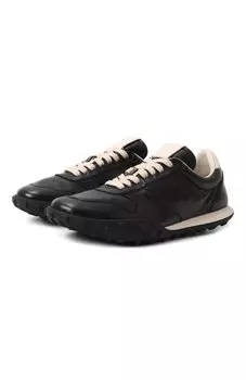 Кожаные кроссовки Moon Jil Sander