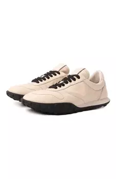 Кожаные кроссовки Moon Jil Sander