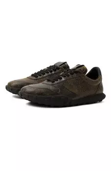 Кожаные кроссовки Moon Jil Sander