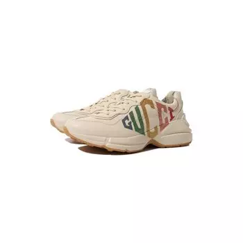Кожаные кроссовки Rhyton Gucci