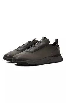 Кожаные кроссовки Santoni