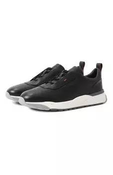 Кожаные кроссовки Santoni