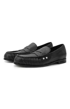 Кожаные лоферы All over studs Dsquared2