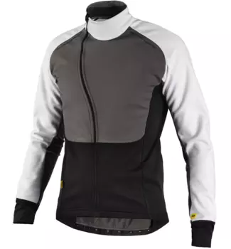 Куртка велосипедная MAVIC Cosmic Wind, черно-белая, 362735