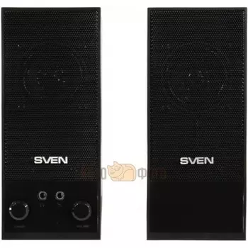 Колонки Sven SPS-604 2.0 черный 4Вт