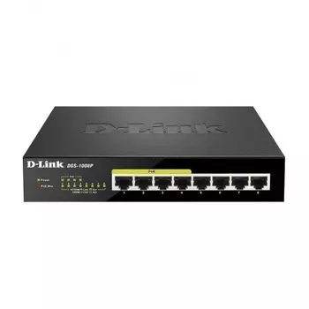 Коммутатор D-Link DGS-1008P/E1A