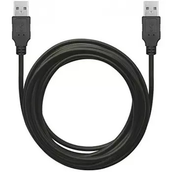 Кабель USB 2.0(Am)-USB 2.0(Am), 2A 1.8 м, черный KS-IS (KS-586B-2)