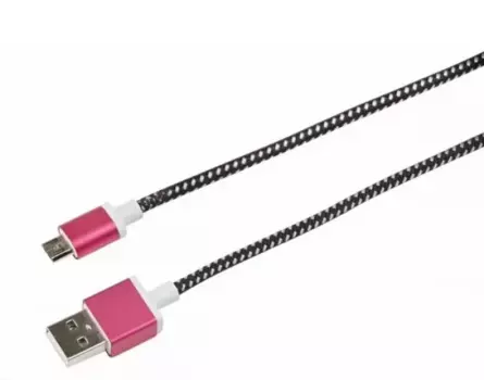 Кабель USB 2.0(Am)-micro USB (m), 2.4А, 1 м, черный, REXANT (18-4240)