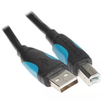 Кабель USB(Am)-USB(Bm), 5 м, черный, Vention (VAS-A16-B500)