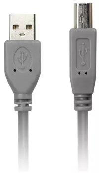 Кабель USB(Am)-USB(Bm), 5 м, серый, Smartbuy (K-570-80)