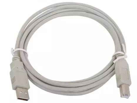 Кабель USB(Am)-USB(Bm), 1.8 м, серый, Telecom (TC-6900-1.8M)