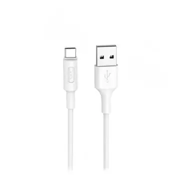 Кабель USB-USB Type-C, 2A, 1м, белый HOCO Soarer X25 (6957531080152)