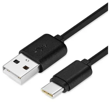 Кабель USB-USB Type-C 50 см, черный 5bites (TC201-05)