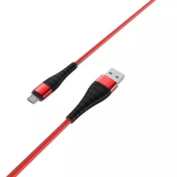 Кабель USB-USB Type-C, 2.4A 1 м, красный Borofone Munificent BX32 (6931474710468)