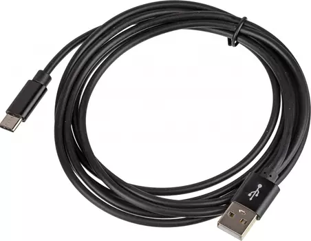 Кабель USB 2.0 Type-C(m)-USB 2.0(Am), 2.4A, 2 м, черный Behpex (1491096)