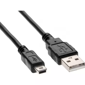 Кабель USB 2.0(Am)-Mini USB 2.0(Bm), 3 м, черный Telecom (TC6911BK-3.0M)