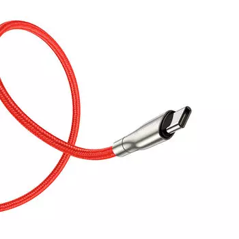 Кабель USB 2.0 Type-C(m)-USB 2.0(Am), 3A быстрая зарядка, 1м, красный Borofone BX45