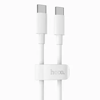 Кабель USB Type-C-USB Type-C, 1м, белый HOCO High-power X51 (127829)