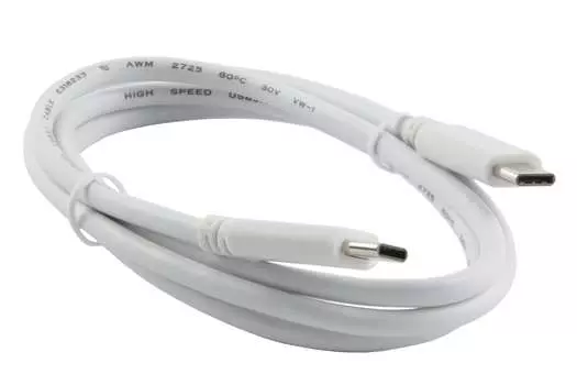 Кабель USB Type-C-USB Type-C, 1м, белый Red Line