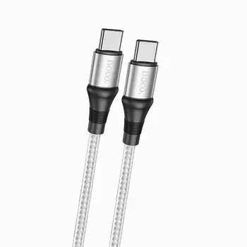 Кабель USB Type-C-USB Type-C, 2м, серый HOCO Excellent X50 (127834)