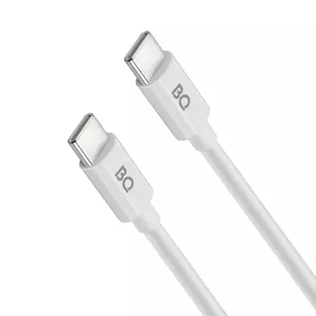 Кабель USB Type-C-USB Type-C, 3A, 1.2м, белый BQ CС05