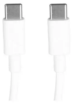 Кабель USB Type-C-USB Type-C, 3A 1 м, белый mObility (УТ000024525)