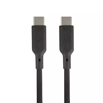 Кабель USB Type-C-USB Type-C, 3A, 1м, черный QUMO (32964)