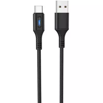 Кабель USB-Type-C, 1.2м, черный Hoco Admirable U79 (24298)