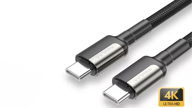Кабель USB 3.1 Type-C(m)-USB 3.1 Type-C(m) Quick Charge, 2м, черный KUULAA (KL-X32-200)