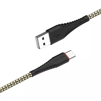 Кабель USB-Type-C, 1.6A, 1м, черный Borofone Optimal BX25 (03491)