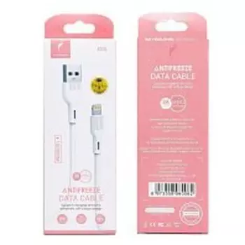 Кабель USB-Lightning 8-pin, 3A быстрая зарядка, 1м, белый SKYDOLPHIN S03L (206471)