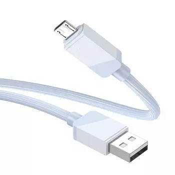 Кабель USB(Am)-Micro USB(Bm), 2.4А, 12 Вт, 1 м, синий, Borofone BX107