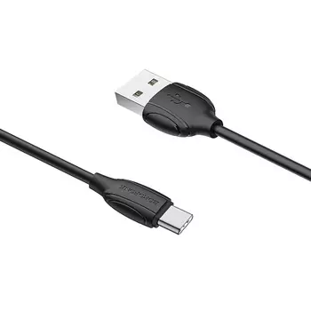 Кабель USB-Type-C, 1м, черный Borofone BX19 Benefit (УТ000022851)