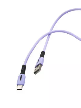 Кабель USB 2.0(Am)-Type-C, 1м, фиолетовый USAMS SJ433 (SJ433USB04)