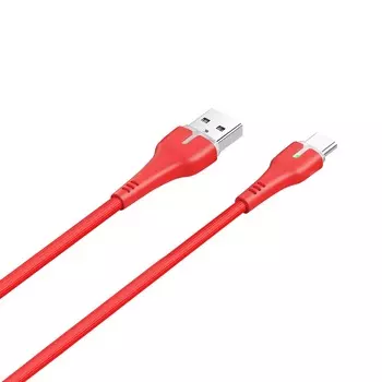 Кабель USB-Type-C, 2.4A, 1м, красный HOCO Surplus X45 (25585)