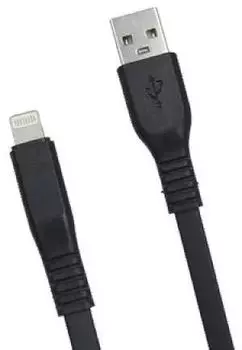 Кабель USB-Lightning 8-pin, плоский, 3 м, черный, Premier (6-703RL45 3.0BK)