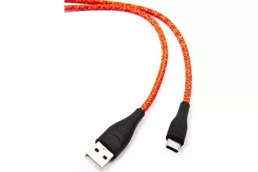 Кабель USB-Type-C, 2A, 2м, красный USAMS SJ395 (SJ395USB02)
