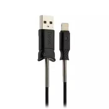 Кабель USB-Lightning Pisces, HOCO, 1m, чёрный (X24)