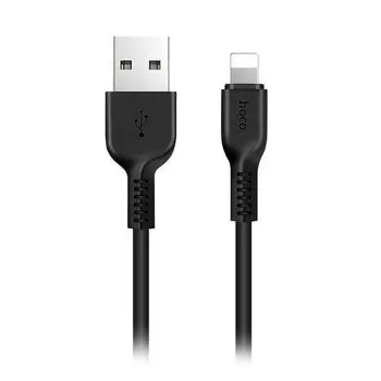 Кабель USB(Am)-Lightning 8-pin(m), 3 м, черный, HOCO Snowy Spirit X20 ( 6957531068921 )