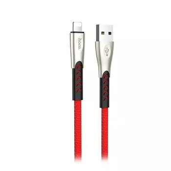 Кабель USB -Lightning Superior speed, HOCO, 1.2m, красный (U48)