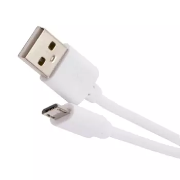 Кабель USB-Micro USB, 1 м, белый, MB mobility (УТ000024697)