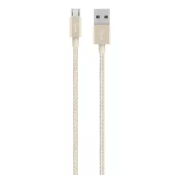 Кабель USB-Micro USB, 2.4A 1.2 м, золотистый Belkin (F2CU021bt04-GLD)