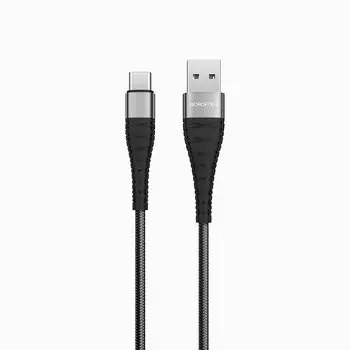 Кабель USB-Type-C, 3A, 1м, черный Borofone Munificent BX32 (10451)