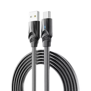 Кабель USB 2.0(Am)-Type-C, 3A, 1м, черный Borofone Synergy BU12 (BU12 )
